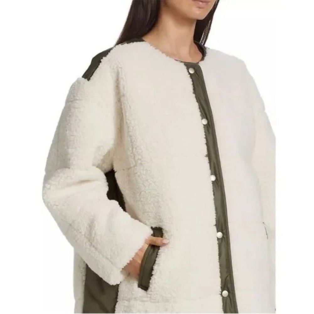 Frame Oversized Sherpa Army Jacket M - Picture 5 of 7